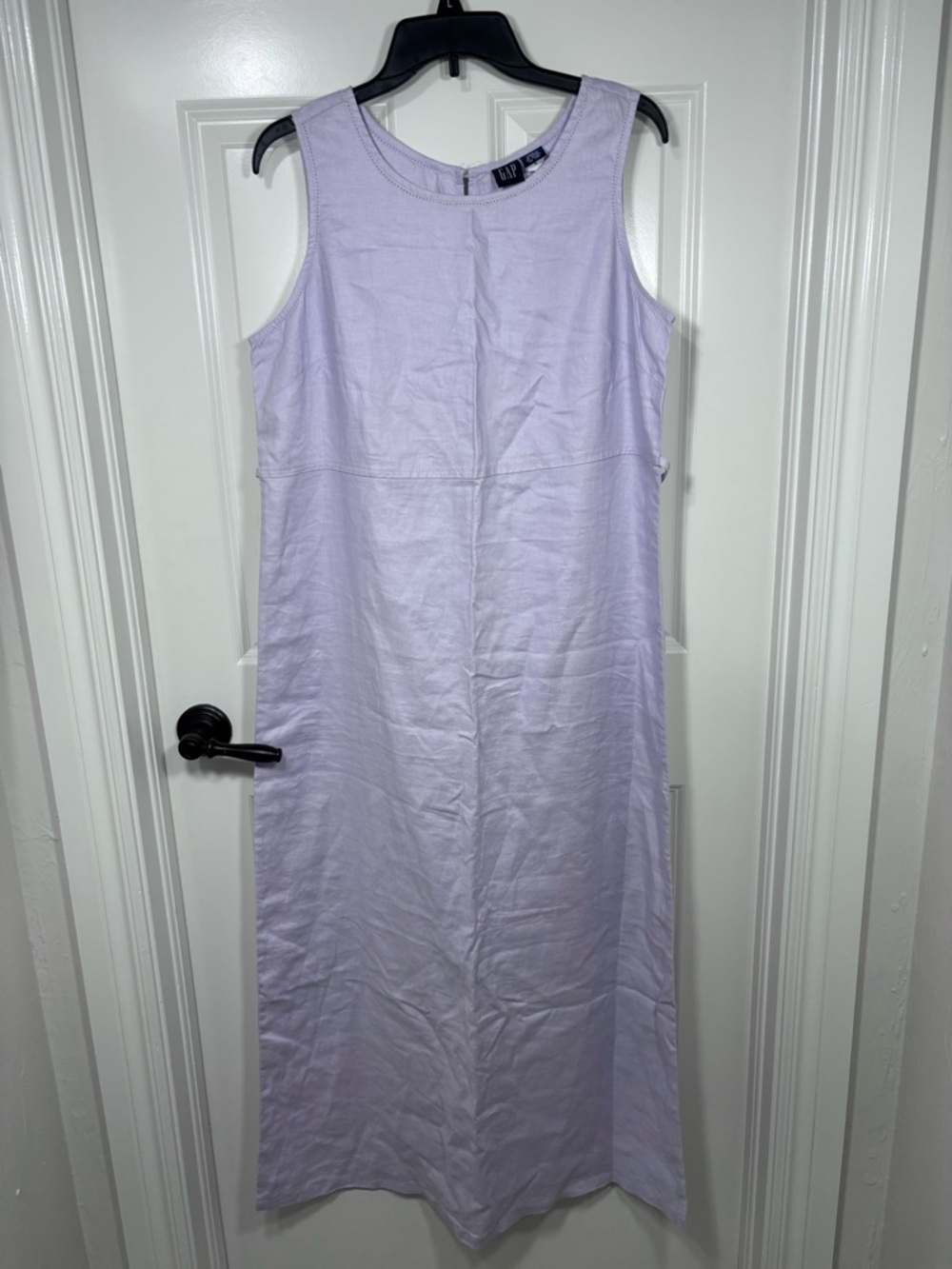 GAP Linen Sleeveless Lavender Maxi Dress Women’s 14
